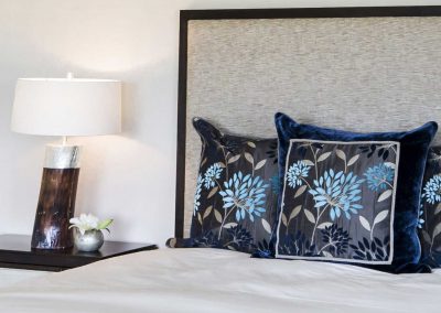 bedroom in Black Bull Residence designed by Elizabeth Robb Interiors