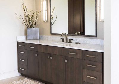 bathroom cabinet in Black Bull Residence designed by Elizabeth Robb Interiors