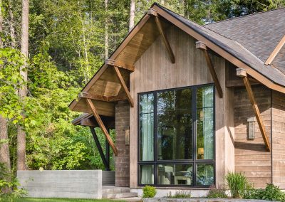 exterior window at the Flathead Lake retreat by Elizabeth Robb Interiors